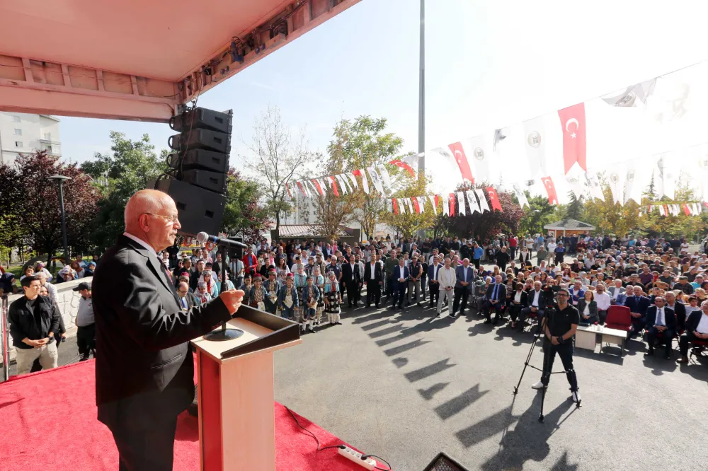 Gündoğan Parkı yenilenen yüzüyle açıldı