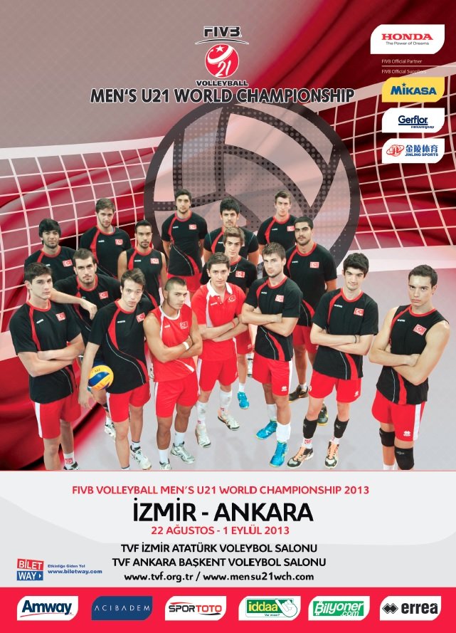 2013 FIVB Erkekler U21 Dünya Şampiyonası Türkiye?de düzenlenecek