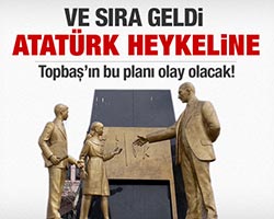 Ak Parti’li belediye Atatürk heykelini kaldırıyor!