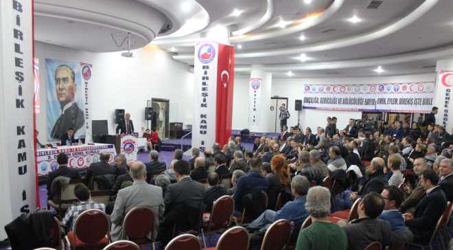 Birleşik Kamu-İş Konfederasyonu 3. Olağan Genel Kurulu Toplandı
