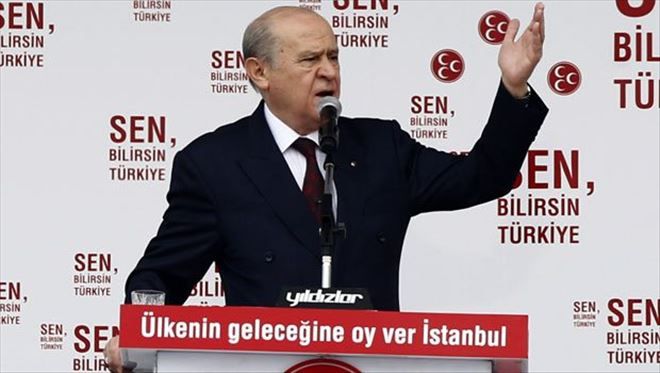 Bahçeli´den Erdoğan´a: Hadi bize taş gelsin, senin semtine de sadece hukuk gelsin