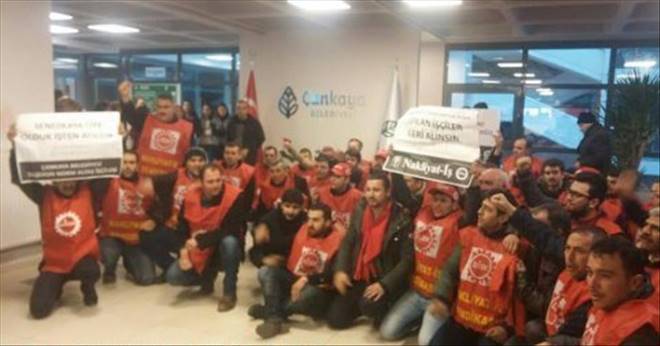 Çankaya`da Belediye İşgali