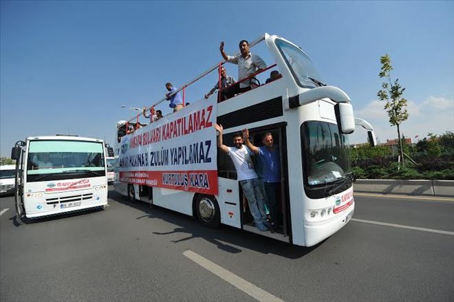 Ankara Bulvarında Kapatma Provası
