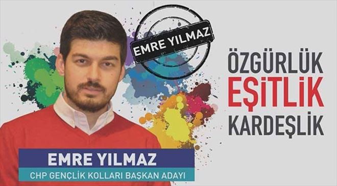  CHP Gençlik Kolları Emre Yılmaz dedi.