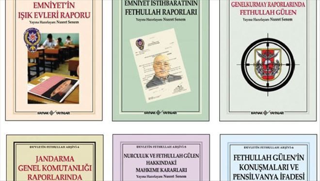Gülen ile ilgili çarpıcı belgeler bu kitaplarda
