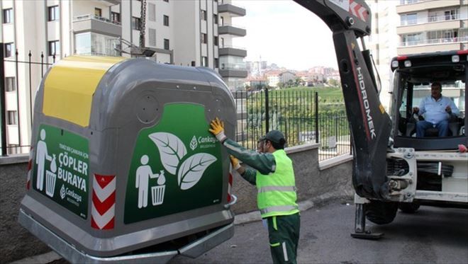 Çöpler yer altına