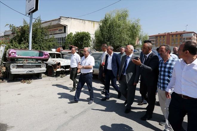 Başkent Oto Sanayi´nde Görüntü Kirliliğine Son