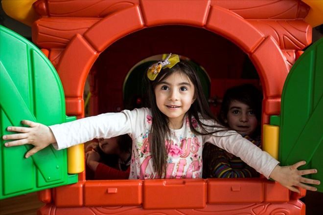 Minikler ders başı yapıyor