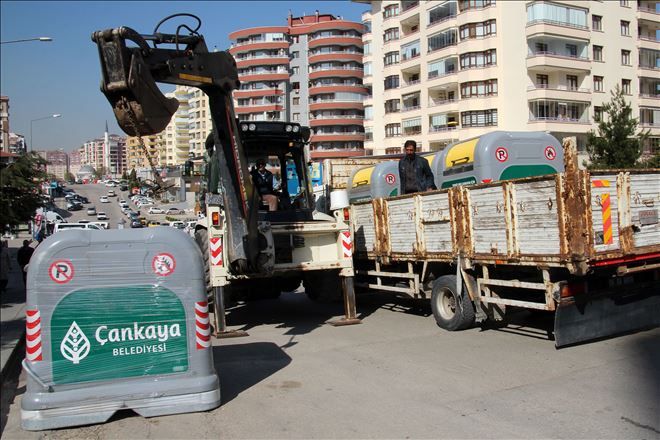 ÇANKAYA´DA TÜM SEMTLERE YENİ ÇÖP SİSTEMİ  