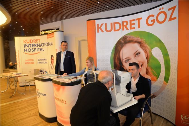 Kahramankazanlılar ücretsiz göz taramasından geçirildi
