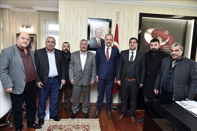 Pazaryerleri Esnaf Odası Yeni Yönetimi´nden Akgül´e Ziyaret
