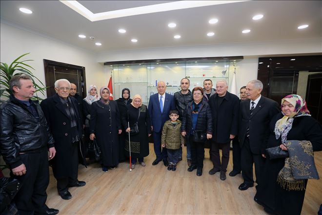 Konukevi sakinlerinden Yaşar´a teşekkür ziyareti