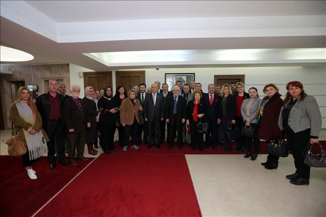 Başkan Yaşar BAŞKON´u ağırladı