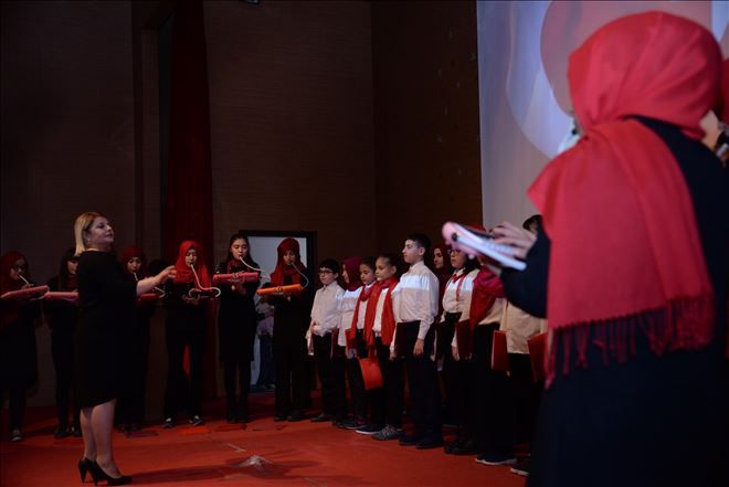 İstiklal Marşı hep bir ağızdan okundu