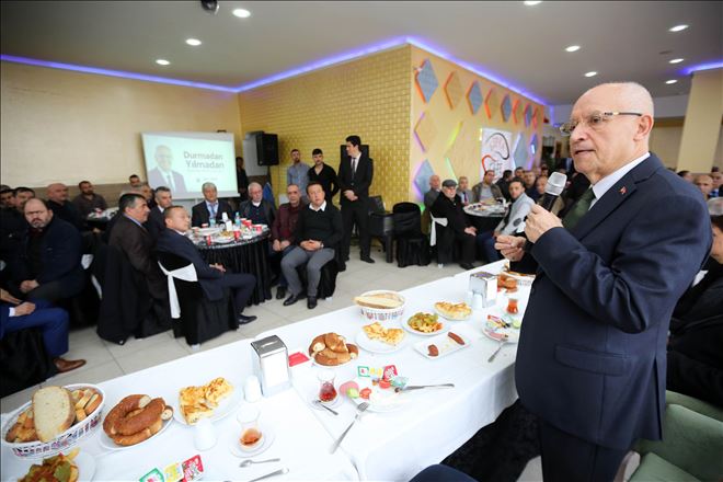 Şentepe esnafı Başkan Yaşar´la buluştu