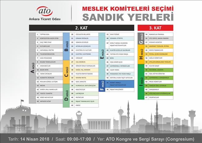 ATO ÜYELERİ 14 NİSAN CUMARTESİ GÜNÜ SANDIK BAŞINA GİDECEK. 