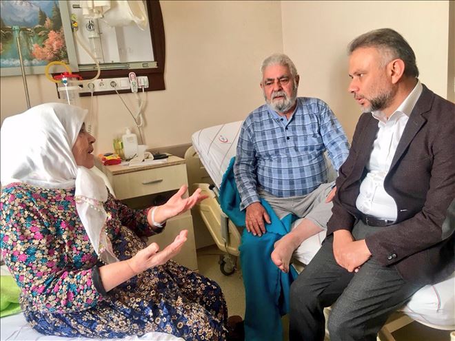 Hasta ve tedavi gören vatandaşları unutmadı 