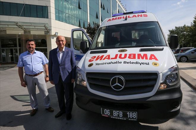 Yenimahalle´den araç filosuna ambulans takviyesi