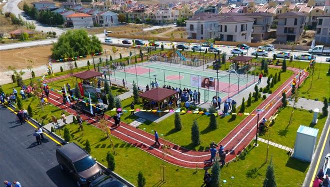 BEYTEPE PARKI TÖRENLE AÇILDI