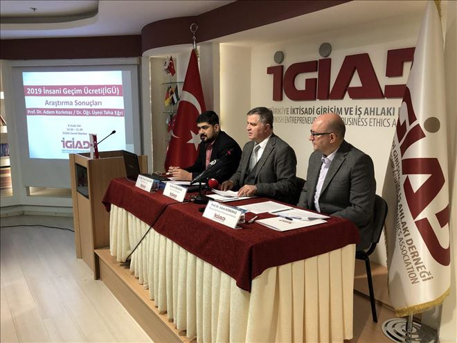 İGİAD´IN 2019 YILI İNSANİ GEÇİM ÜCRETİ (İGÜ) 2.781 TL
