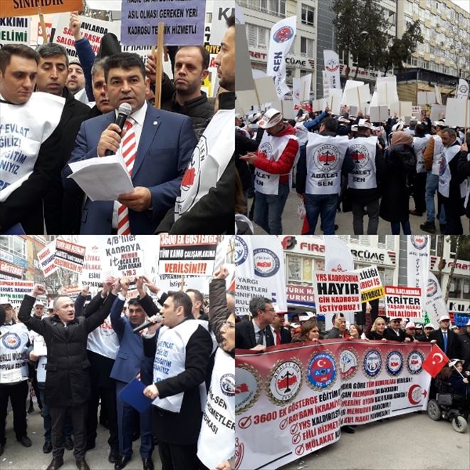 “KÜLLİYE KÜLLİYE DUY SESİMİZİ… BU GELEN MEMURUN ACI SESİ…”