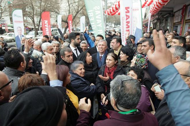 ABİDİNPAŞA´DA SEÇİM MERKEZİ AÇILIŞINA KATILDI