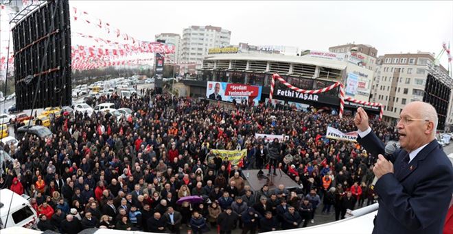 YAŞAR, BATIKENT MEYDAN SEÇİM İLETİŞİM BÜROSU´NU AÇTI