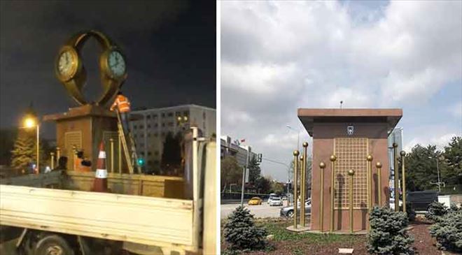‘KOL SAATİ´ Anıtı Kaldırıldı