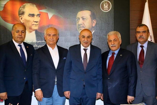 TÜRK DÜNYASI PARLAMENTERLER BİRLİĞİ´NDEN BAŞKAN ALTINOK´A ZİYARET
