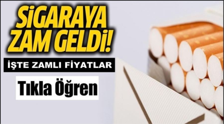 Sigaraya Yine Zam Geldi!