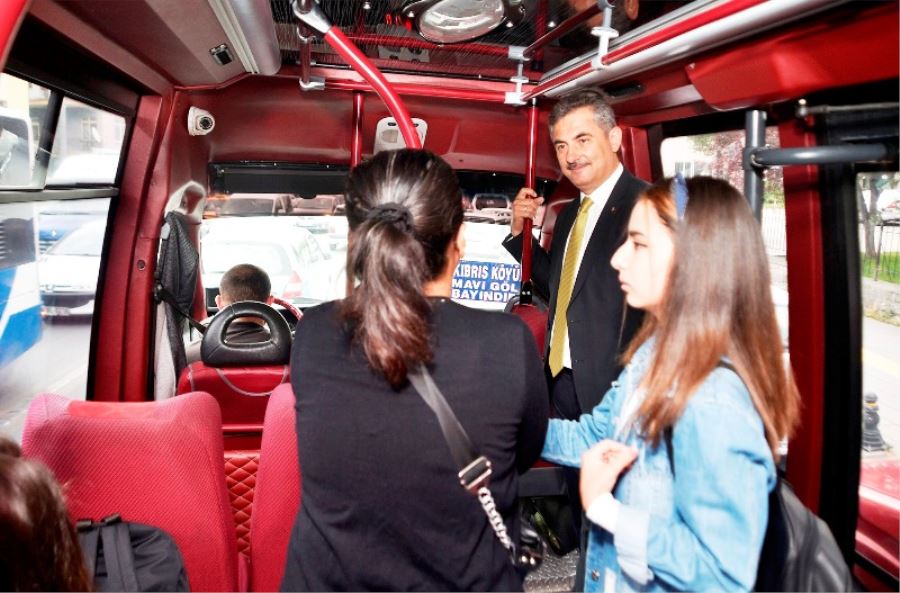 Mesaiye dolmuşla gitti