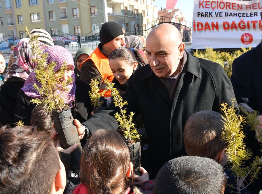 KEÇİÖREN’DE 150 BİN FİDAN DAĞITILACAK