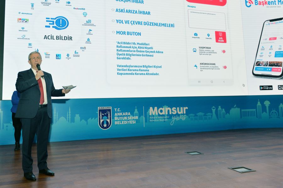 “BAŞKENT MOBİL” İLE DÜNYA KENTLERİYLE YARIŞACAK 