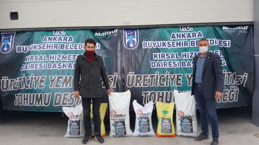 BAŞKENT’TE ÜRETİCİYE TOHUM DESTEĞİ