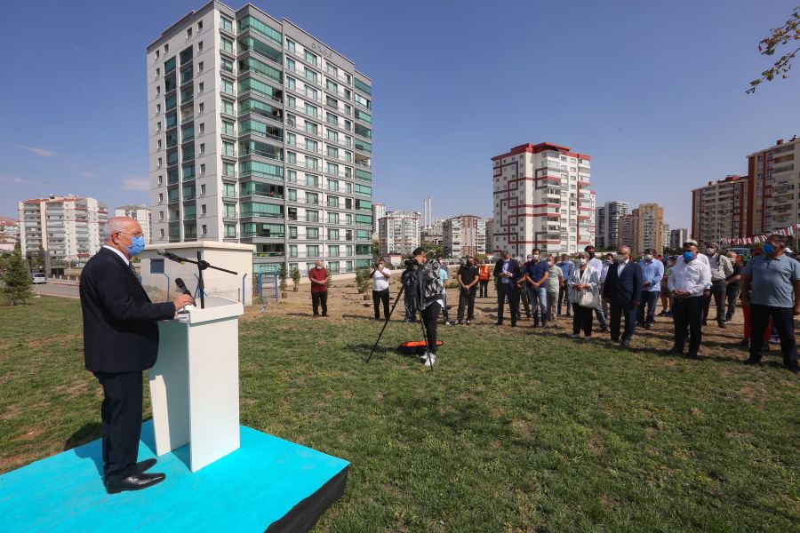Yenimahalle’den belediye çalışanları için hatıra ormanı