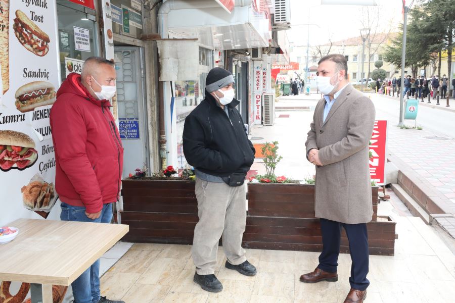 BAŞKAN ERCAN: ESNAFIMIZA DESTEK OLALIM
