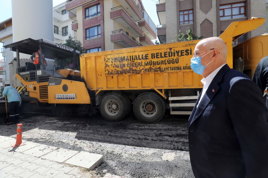 Yenimahalle Fen İşlerinden 2021’de yoğun mesai