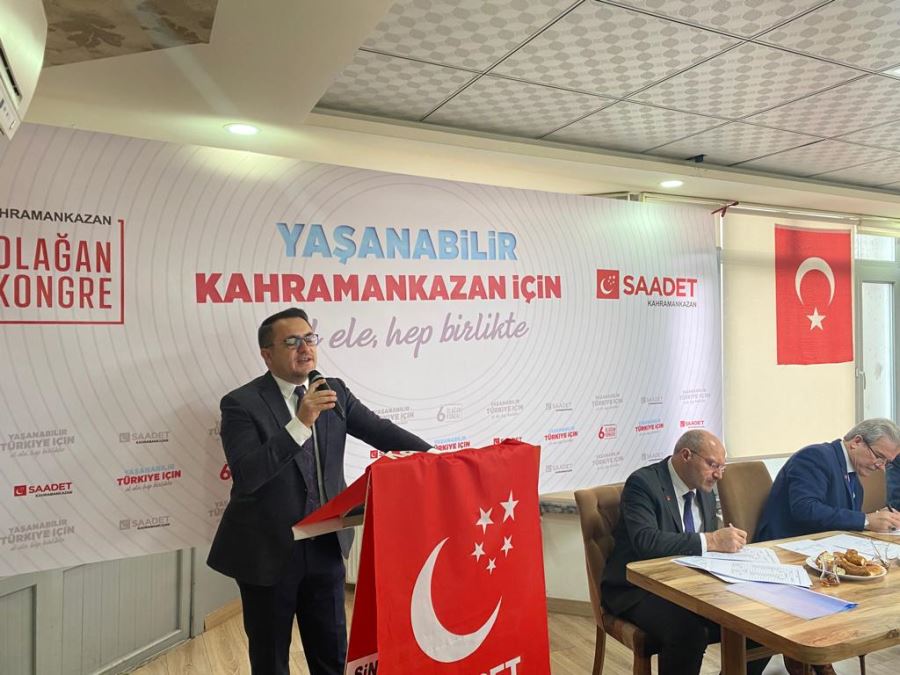 Saadet Kahramankazan 6. Olağan Kongresini Yaptı