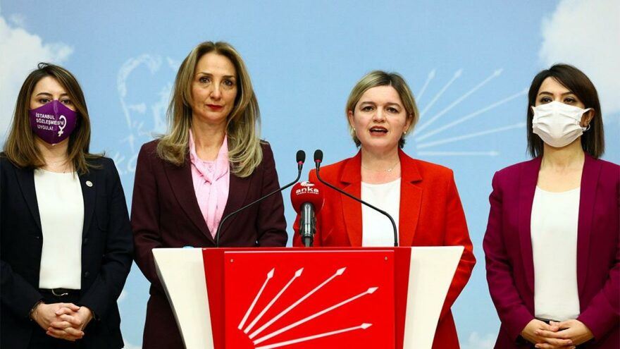 CHP’li kadın yöneticilerden, İstanbul Sözleşmesi kararına tepki