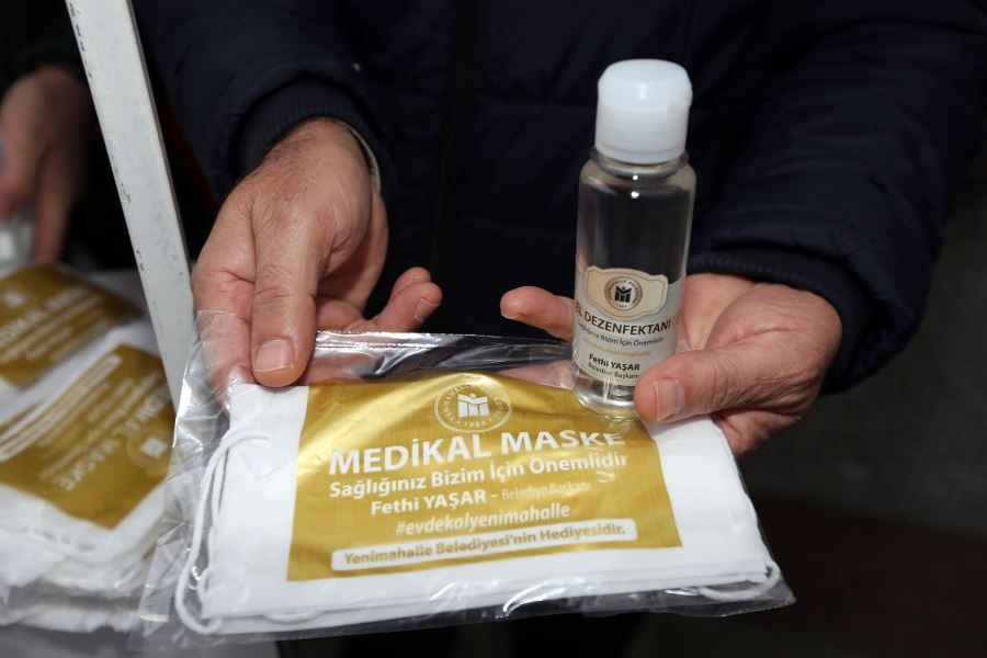 1 yılda 30 ton dezenfektan, 2,5 milyon maske üretildi