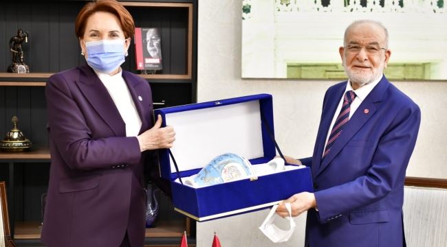 MERAL AKŞENER’DEN, TEMEL KARAMOLLAOĞLU’NA ZİYARET 