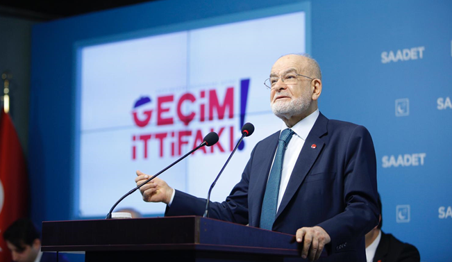 SAADET PARTİSİ YENİ İTTİFAKINI AÇIKLADI