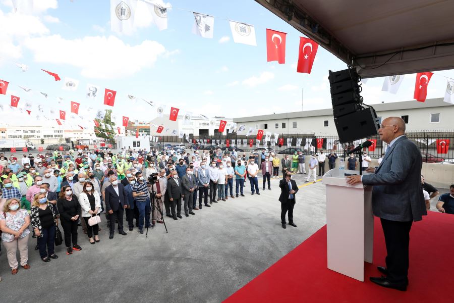 Temizlik İşleri’nin yeni hizmet binası hizmete açıldı