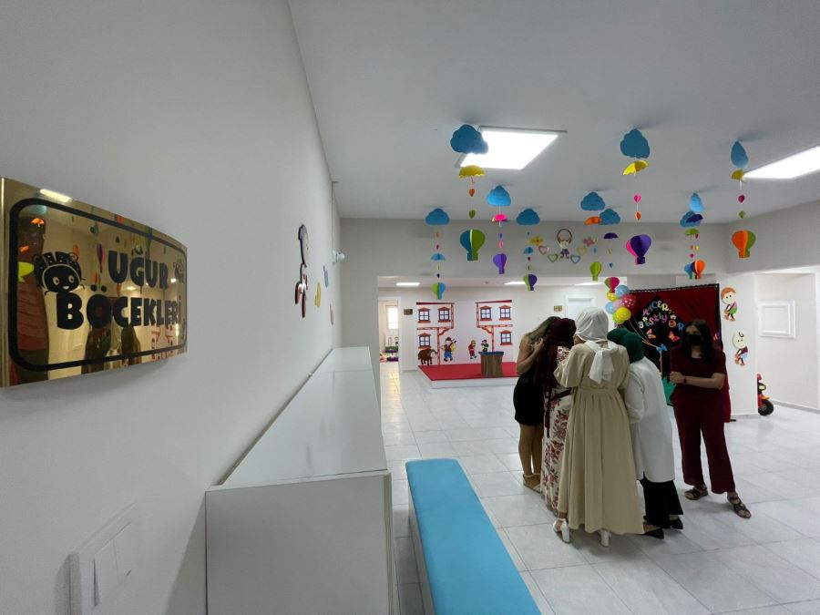 BÜYÜKŞEHİR’İN 3. ÇOCUK GÜNDÜZ BAKIMEVİ AHMETLER’DE AÇILDI
