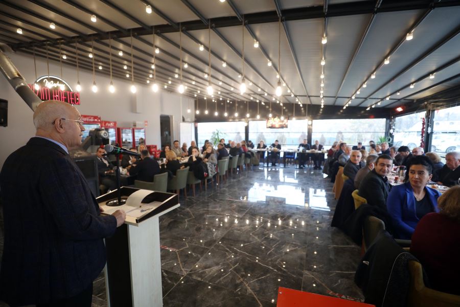 Başkan Yaşar muhtarla bir araya geldi