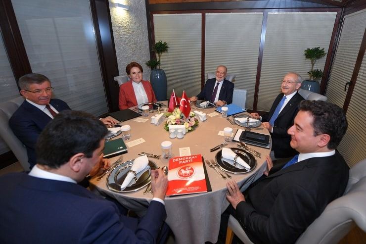 Altılı masa toplantısı sonrası ortak açıklama