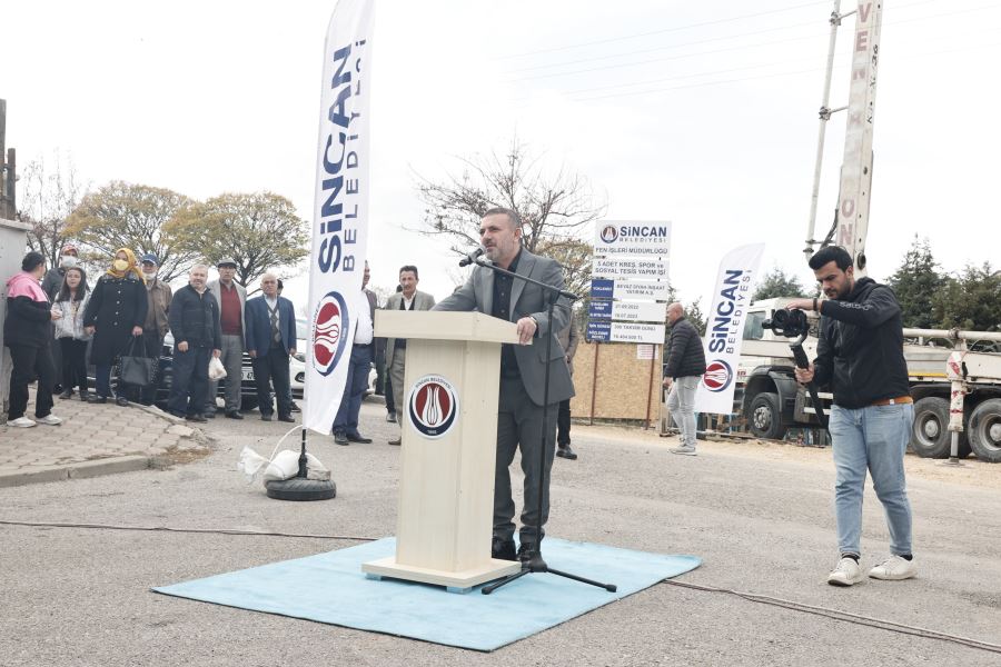 BAŞKAN ERCAN OSMANLI MAHALLESİ’NDE YAPILACAK KREŞİN TEMELİNİ ATTI