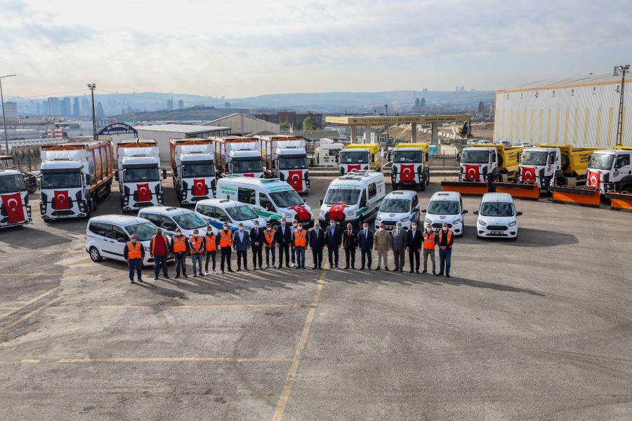 Yenimahalle Belediyesi araç filosu 505’e yükseldi