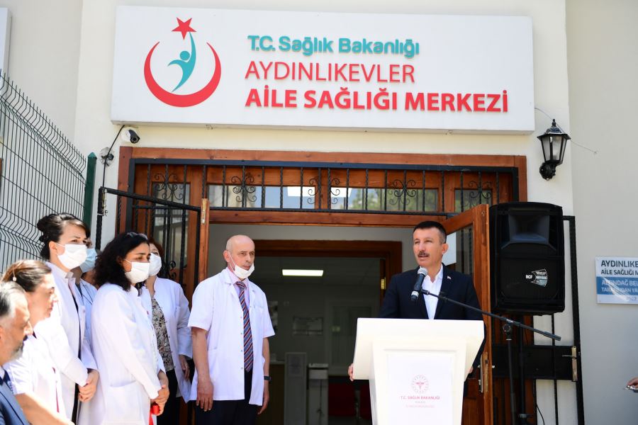 AYDINLIKEVLER MAHALLESİ SAĞLIK MERKEZİNE KAVUŞTU 