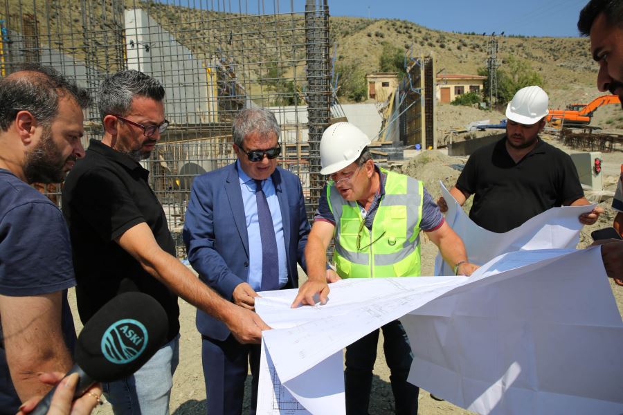 “MAMAK-GÖLBAŞI ARASI İÇME SUYU HATTI”  PROJESİNİN 19 KİLOMETRESİ TAMAMLANDI